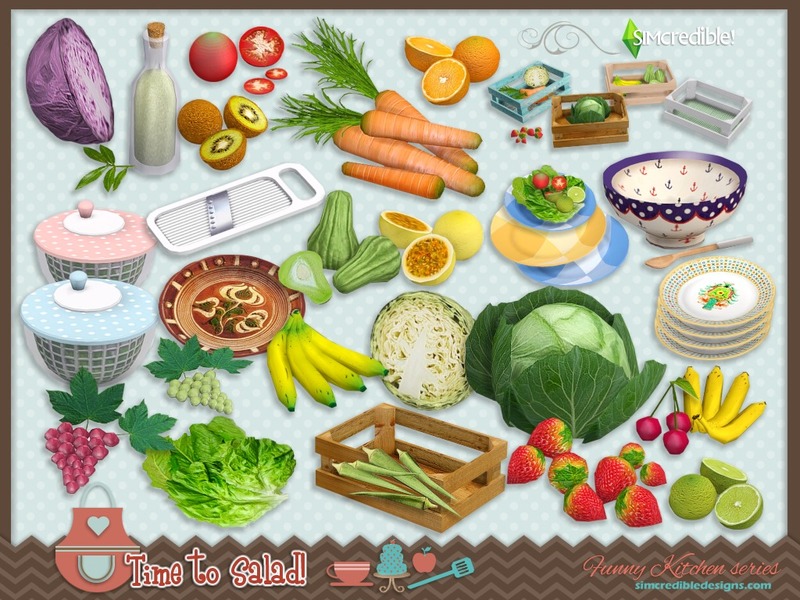 The Sims Resource - Funny kitchen series - Time to salad