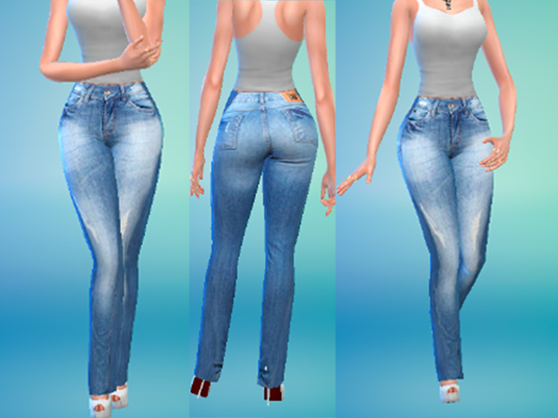 The Sims Resource - Light Jeans - Luxury Party needed