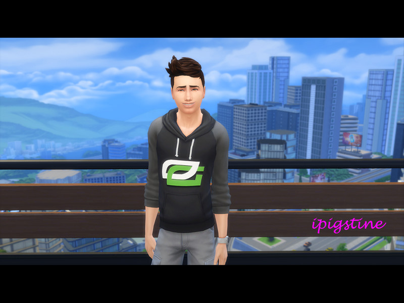 Sims 4 The Sims Resource | Optic Gaming Hoodie (male) by TSR Creator