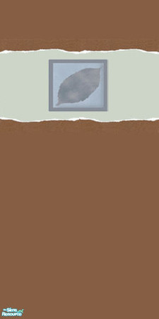 Sims 2 — 1leaf by skinflin — brown fawn wall with leaf patterns..