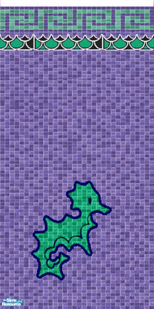 Sims 2 — Perfect Purple Pool Wall 4 by ToreySim — It's not pink, it's not blue, it's purple, a blending of traditional