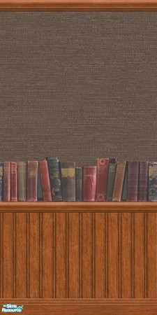Sims 2 — Ooh La Library set  in grey by tamlfra — Even if your sims don't like to read, they can still surround