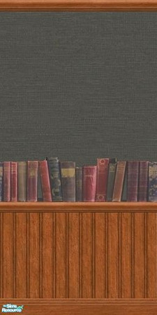 Sims 2 — Ooh La Library  in  teal by tamlfra — Even if your sims don't like to read, they can still surround themselves