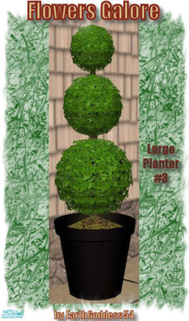 Sims 2 — Flowers Galore - Large Plant 03 by EarthGoddess54 — Part of the Flowers Galore plant set. Matches the upcoming