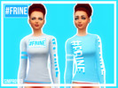Sims 4 — FRINE Long Sleeve Shirt by Simproved — This long sleeves shirt is part of my #Frine Collection! You can consider