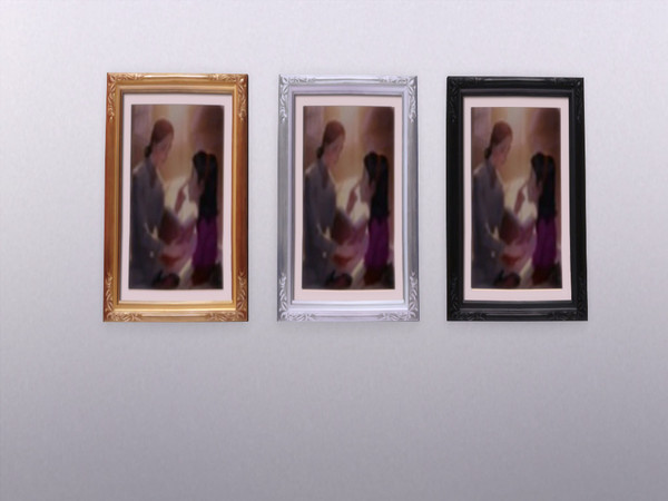 Sims 4 — Sombra Boop Picture by SimplyBek — Framed painting/picture of Sombra and the infamous 'Boop' from Overwatch.