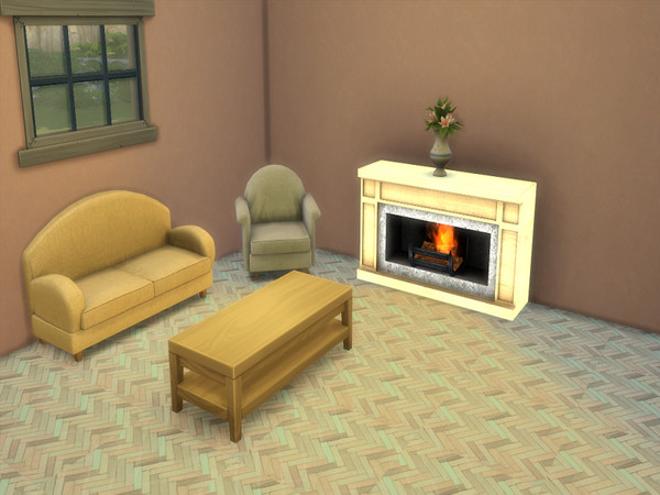 Sims 4 — Pastel Herringbone Wood by mandiemarie — This is a pastel herringbone wood floor. It's found in flooring under