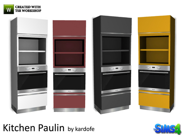 Sims 4 — kardofe_Kitchen Pauline_kitchen shelf by kardofe — Kitchen shelf, in metal and melamine of high brightness,