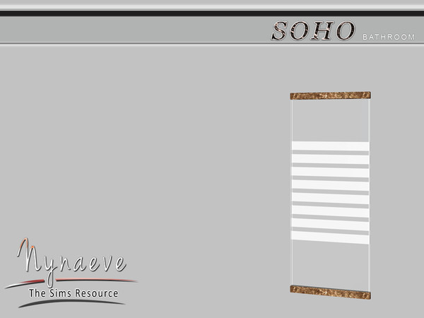 Sims 3 — Soho Glass Panel by NynaeveDesign — Soho Bathroom - Glass Panel Located in Decor - Miscellaneous Price: 100