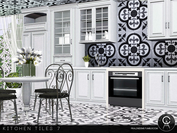 Sims 3 — Kitchen Tiles 7 by Pralinesims — By Pralinesims
