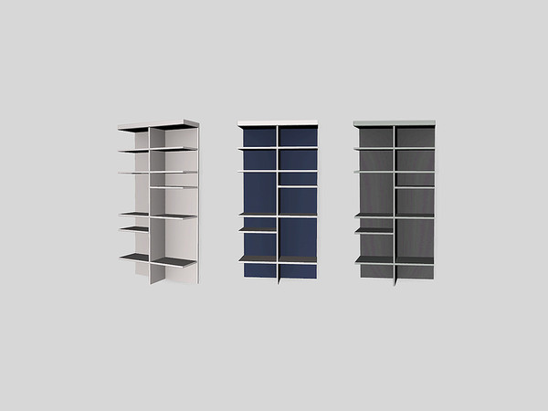 Sims 4 — Bedroom Yodern - Wall Shelf Tall by ung999 — Bedroom Yodern - Wall Shelf Tall Color Options : 3 Located at :