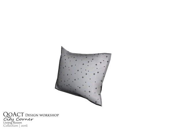 Sims 3 — City Cushion II by QoAct — Part of the City Corner Living Room QoAct Design Workshop | 2016 Living Room