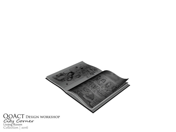 Sims 3 — City Magazine by QoAct — Part of the City Corner Living Room QoAct Design Workshop | 2016 Living Room Collection