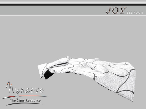 Sims 4 — Joy Double Bed Runner by NynaeveDesign — Joy Bedroom - Double Bed Runner Located in: Decor - Rugs Price: 50