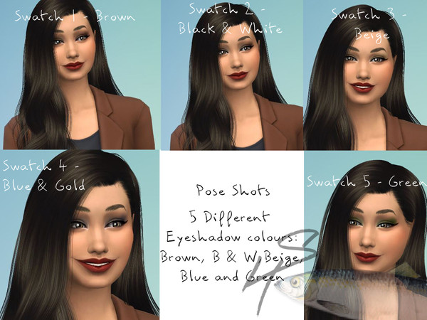 Sims 4 — SecondaryHerring - Eyeshadow 1 by SecondaryHerring — Hello All, First of all, I'd like to thank you for there