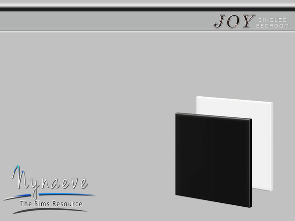 Sims 4 — Joy Headboard by NynaeveDesign — Joy Singles Bedroom - Headboard Located in: Decor - Miscellaneous Price: 99