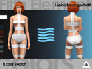 Sims 4 — Leeloo Bandage Outfit [Fifth Element] by Nysk — Leeloo Bandage Outfit from film Fifth Element - 8colors Hope you