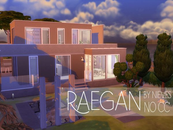 Sims 4 — Raegan by nie-ves — This house is perfect for a couple or a family with a single child. The decorations are