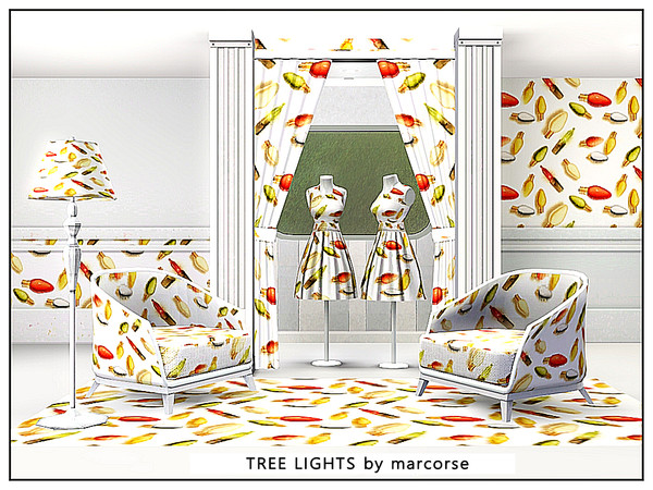 Sims 3 — Tree Lights_marcorse by marcorse — Themed pattern: coloured globes for the Christmas tree and other light shows