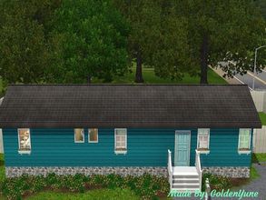 Sims 3 — Mobile Home  by goldenyune2 — Charming mobile home, perfect for the single Sim, featuring one bedroom, one