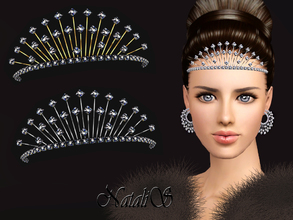 Sims 3 — NataliS TS3 Winter crystals tiara FT-FA by Natalis — Stunning jewelry for the winter holidays. Winter crystals