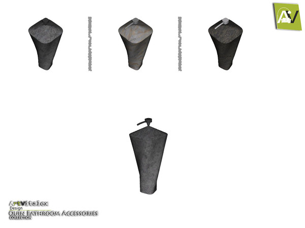 Sims 4 — Quin Soap Dispenser  by ArtVitalex — - Quin Soap Dispenser - ArtVitalex@TSR, Jan 2017