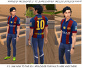 Sims 4 — FC Barcelona Nike Messi 2016/17 jersey by RipleyMcBlake — This is the 2016/17 Spanish La Liga team Barcelona's