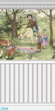 Sims 2 — Enchanted Murals - Muted Collection - 12 by elektra274 — 12 of 12 mural segments designed to coordinate with my