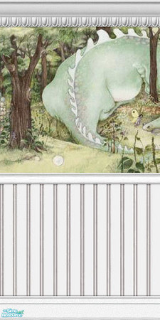 Sims 2 — Enchanted Murals - Muted Collection - 05 by elektra274 — 5 of 12 mural segments designed to coordinate with my