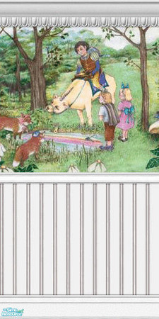 Sims 2 — Enchanted Murals - Bold Collection - 12 by elektra274 — 12 of 12 mural segments designed to coordinate with my