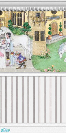 Sims 2 — Enchanted Murals - Bold Collection - 08 by elektra274 — 8 of 12 mural segments designed to coordinate with my
