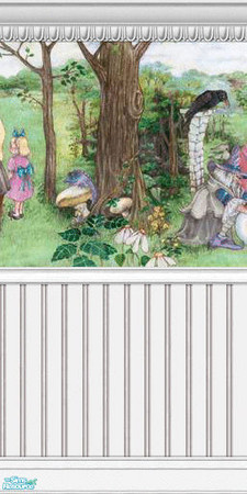 Sims 2 — Enchanted Murals - Bold Collection - 01 by elektra274 — 1 of 12 mural segments designed to coordinate with my