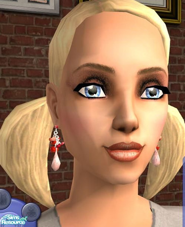 Sims 2 — Kiss me Kate eyeshadow - Individual Item by gobby — Red