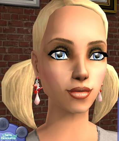 Sims 2 — Kiss me Kate eyeshadow - Individual Item by gobby — Yellow