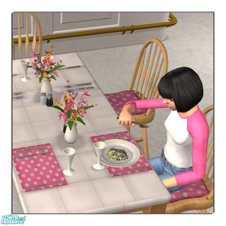Sims 2 — The Spread Flowers Place Dots by DOT — The Spread Flowers Place Dots. JRon Summer Spread. Table clutter. Sims2