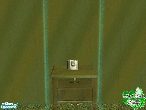 Sims 2 — Greek Green Bedroom - Alarm by Irish Pride — This alarm is pretty simple. From its basic design it is colored