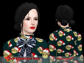Sims 3 — Hair Christmas roses by Shushilda2 — Conversion and completion of hairstyles - Mesh and texture by 3dregenerator