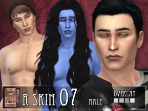 Sims 4 — R skin 07 - MALE - OVERLAY by RemusSirion — A new skin for male sims! R skin 07 This is the OVERLAY version. It