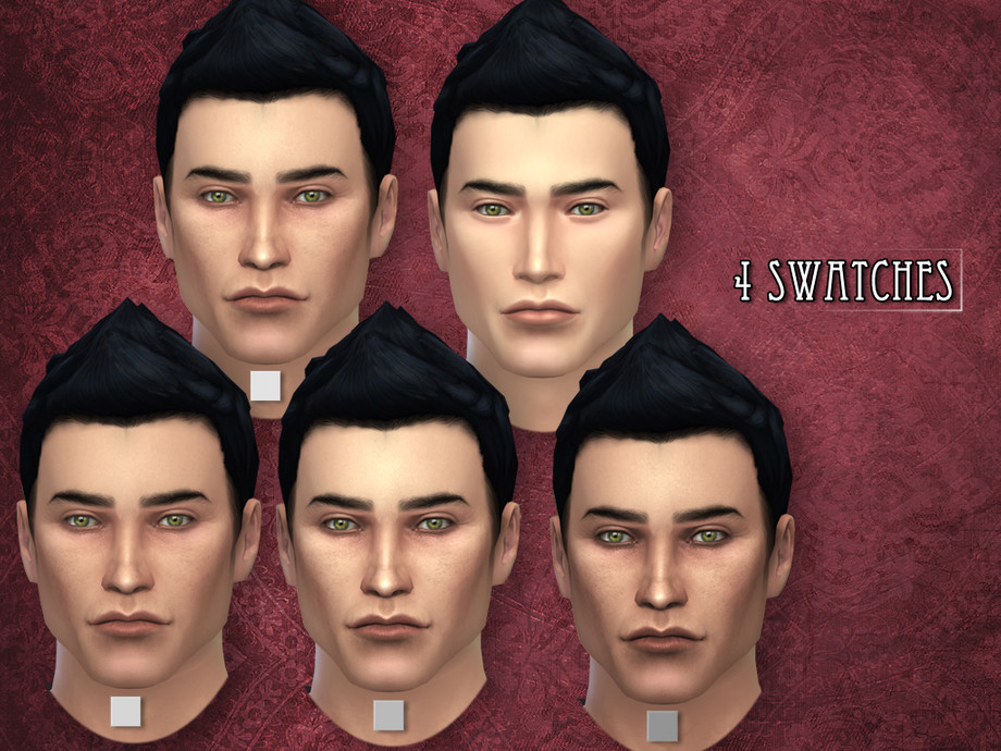 Sims 4 - R skin 07 - MALE - OVERLAY by RemusSirion - A new skin for male .....