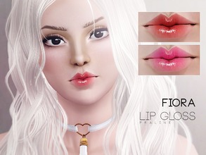 Sims 3 — Fiora Lip Gloss by Pralinesims — Sweet lipgloss, 3 rec. channels