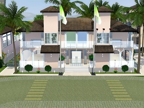 Sims 3 — Island First Class Resort 125 by Eglisse2 — Perfect resort for vacations on an island, with a fitness and gaming