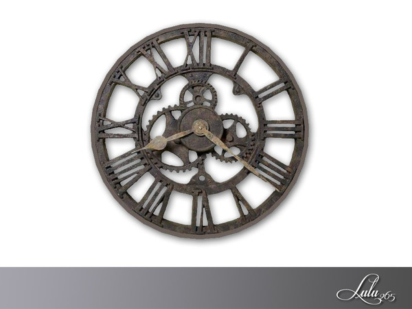 Sims 4 — Lincoln Office Decor Floor Clock by Lulu265 — Part of the Lincoln Office Set 2 colour variations included 