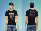 Sims 4 — Camisa Roman Reigns by Matheus720 — Colocar na Pasta Mod: Documentos/Electronic Arts/The Sims 4/Mods