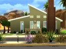 Sims 4 — Desert Dreams by DystopiaGrrl2 — A lovely little starter home for a Single Sim or a couple! It has lots of