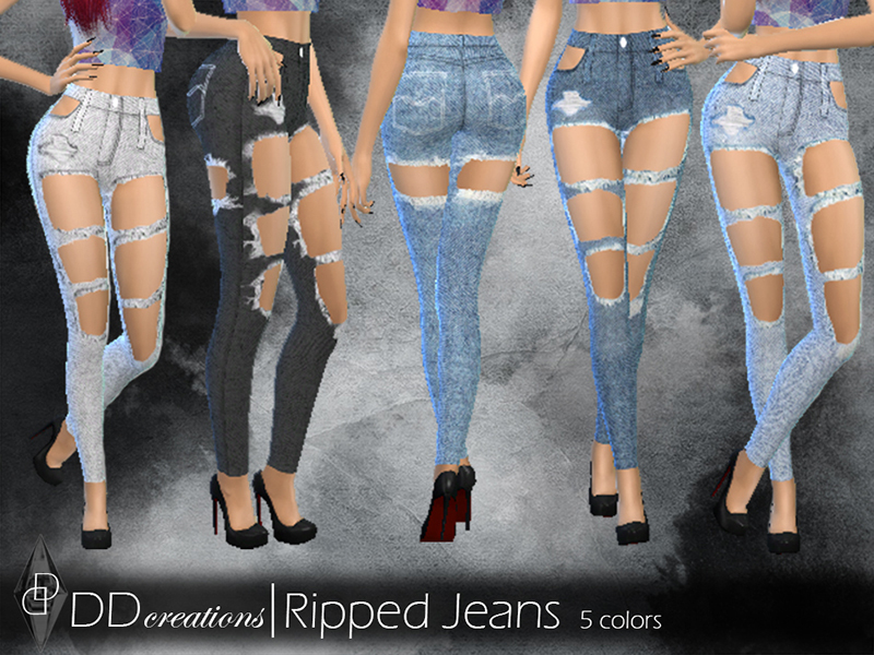 ddcreations' DD Ripped Jeans - City Living needed.
