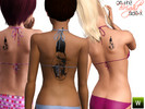 Sims 3 — Ethereal Fish Bowl Tattoo (TEEN-ELDER) by onthebrightside-x2 — Ethereal Fish Bowl Tattoo for teens to elder.