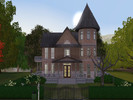 Sims 3 — The Riesling by GoopyCarbon — The Riesling is a 2 bedroom, 2 bathroom Victorian brick home with a rustic