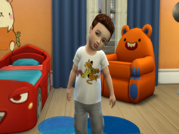 Sims 4 — Scooby Doo Shirt by Pipermd — This Scooby Doo shirt is only for toddlers! Works with both genders :) Please do