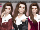 Sims 4 — Female Nike Windbreaker by lindybetch — -No mesh needed -3 colors included Enjoy! :-)