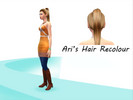 Sims 4 — Ari's Ponytail (RECOLOUR) by ShaneSims4Ever — This is just a recolour of the original base game pony!